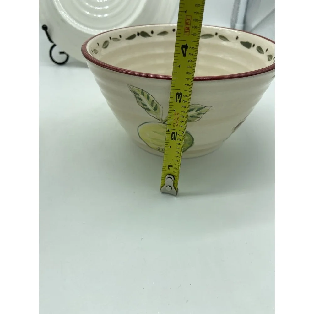 Home‎ Trends Apple Grove 1 Salad Plate & 2 Soup/Cereal Bowls Vintage GOOD